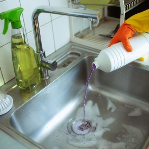 avoid chemicals your kitchen sink is not draining-residential plumber in northern kentucky-Neiheisel Plumbing