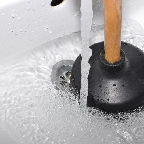 flat bottom plunger-why your kitchen sink is not draining-residential plumber in northern kentucky-Neiheisel Plumbing